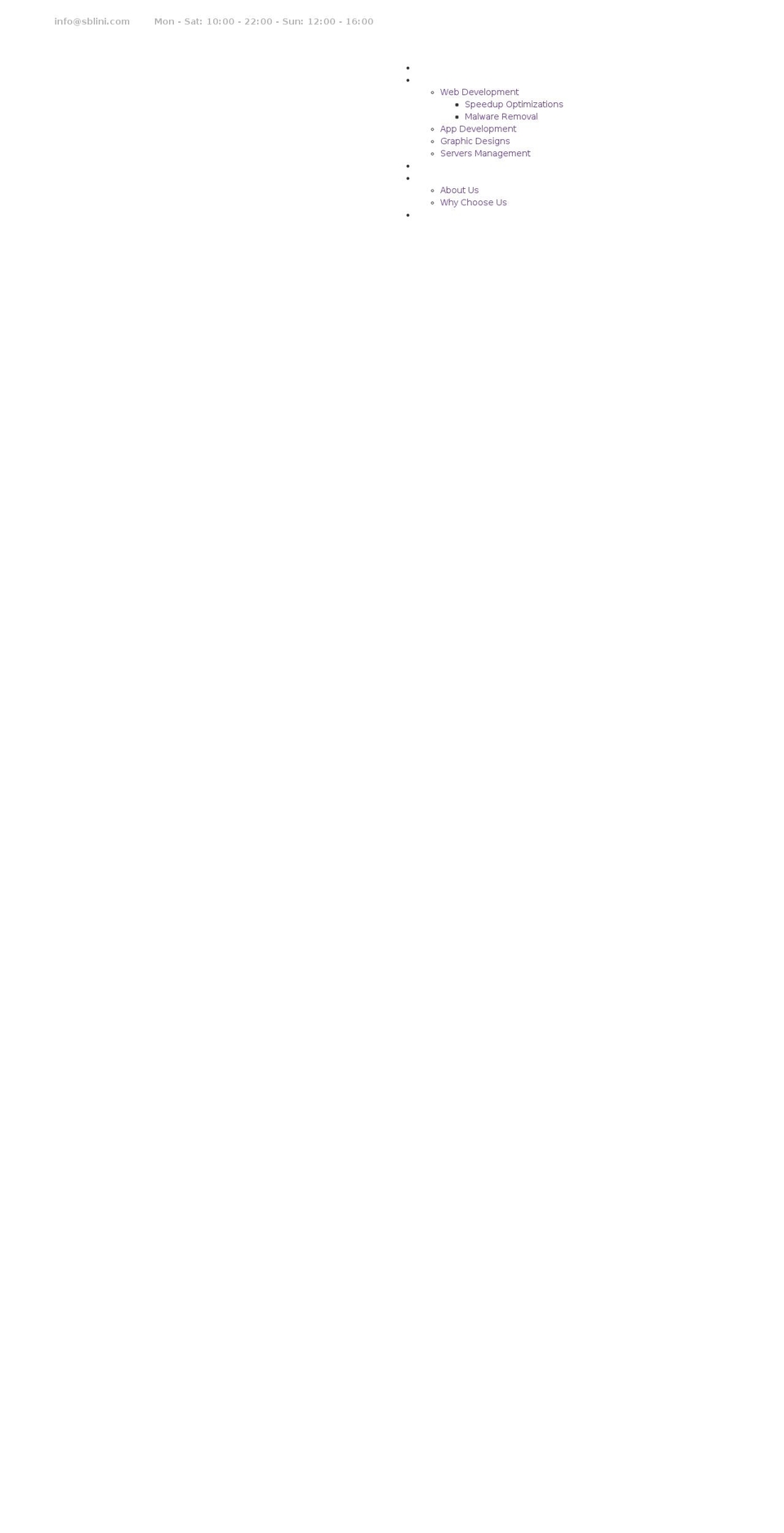 sblini.com — Shopify storefront screenshot