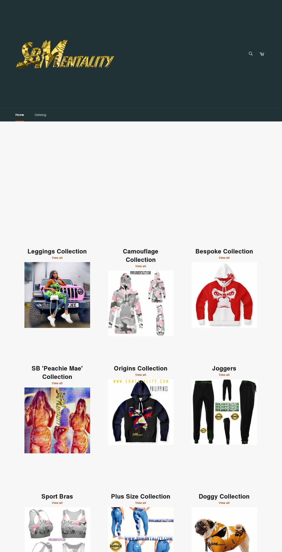 sbmentality.com shopify website screenshot