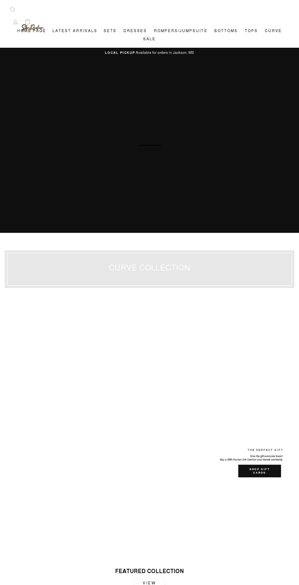 sbrrucker.com shopify website screenshot