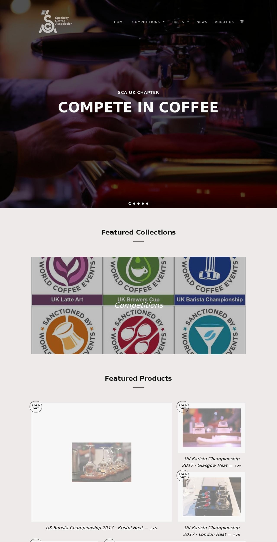 scaeuk.com shopify website screenshot