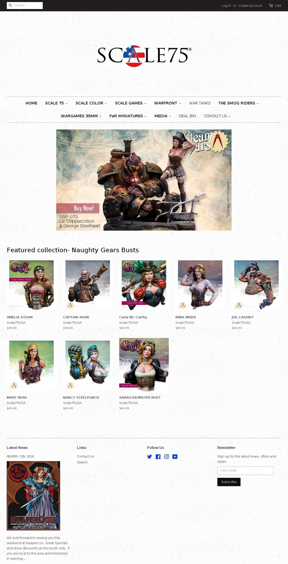 scale75usa.com — Shopify storefront screenshot