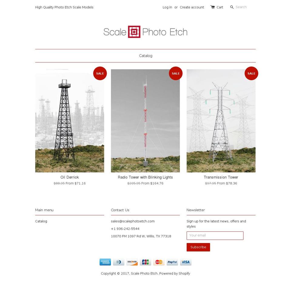 scalephotoetch.com shopify website screenshot