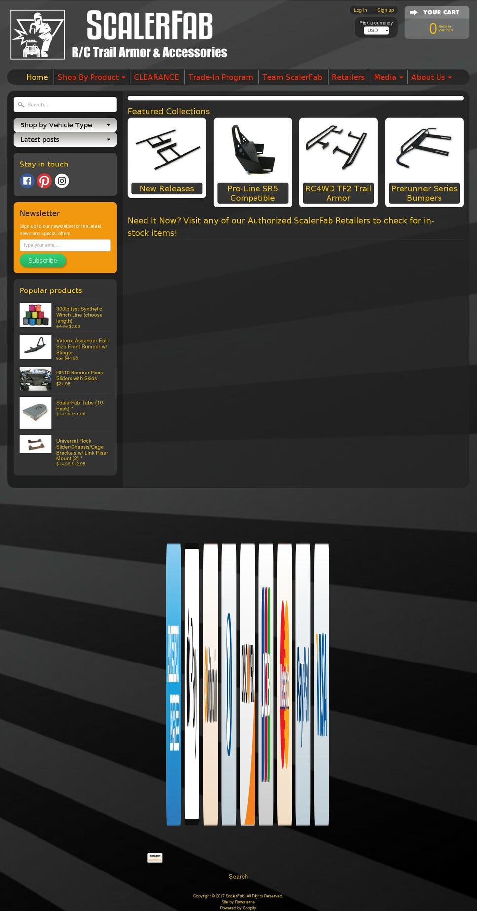scalerfab.com shopify website screenshot