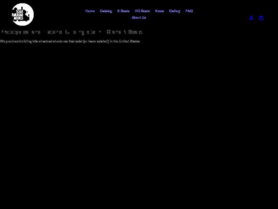 scalerrmodels.com shopify website screenshot