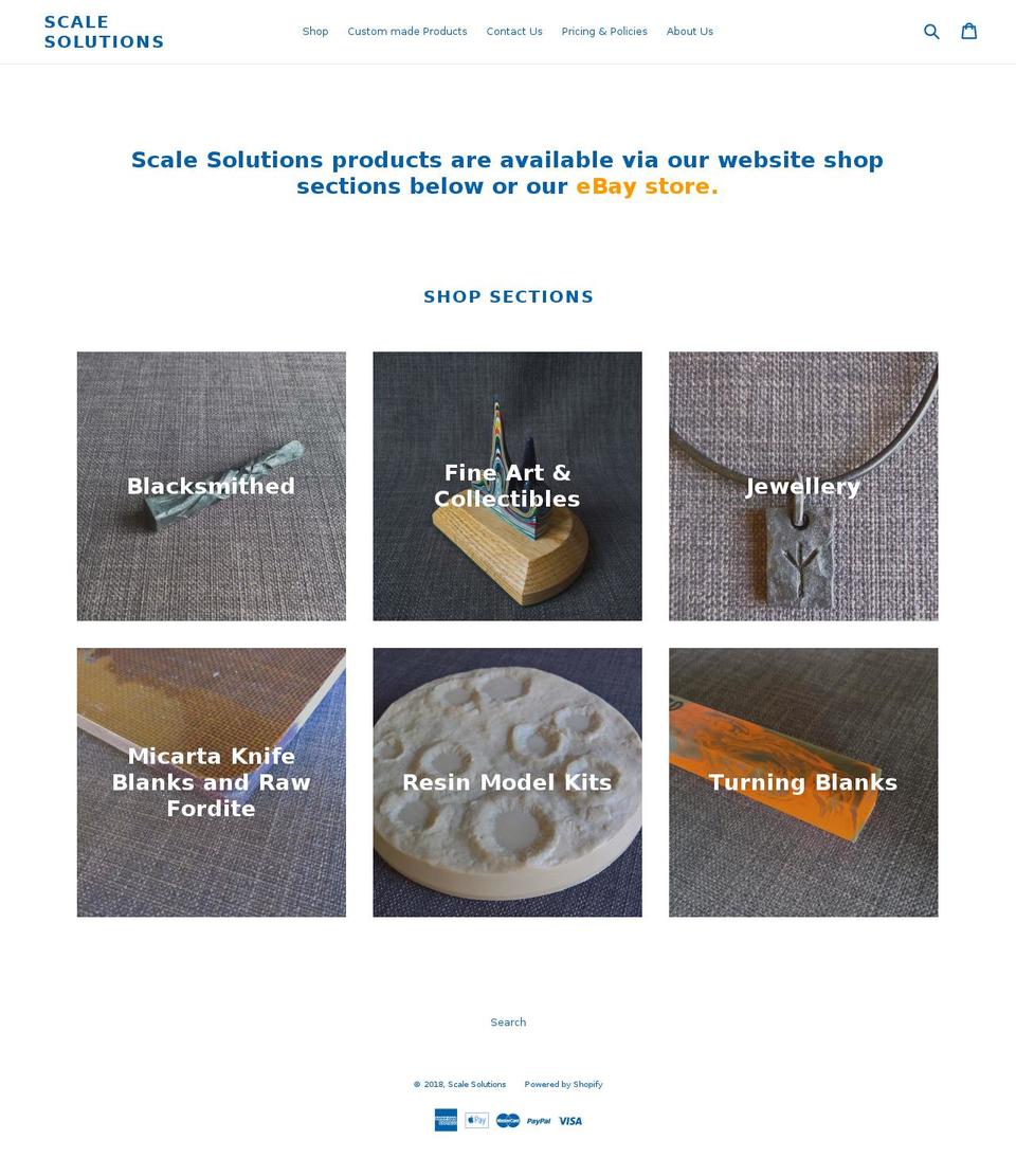 scalesolutionsshop.com shopify website screenshot