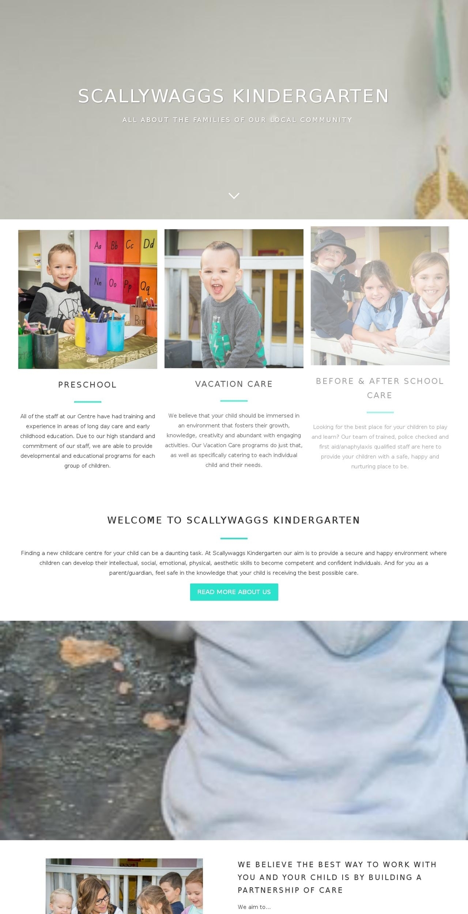 scallywaggs.com.au shopify website screenshot