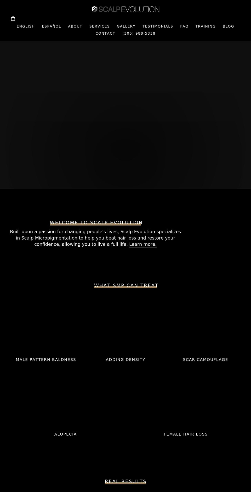 scalpevolution.com shopify website screenshot