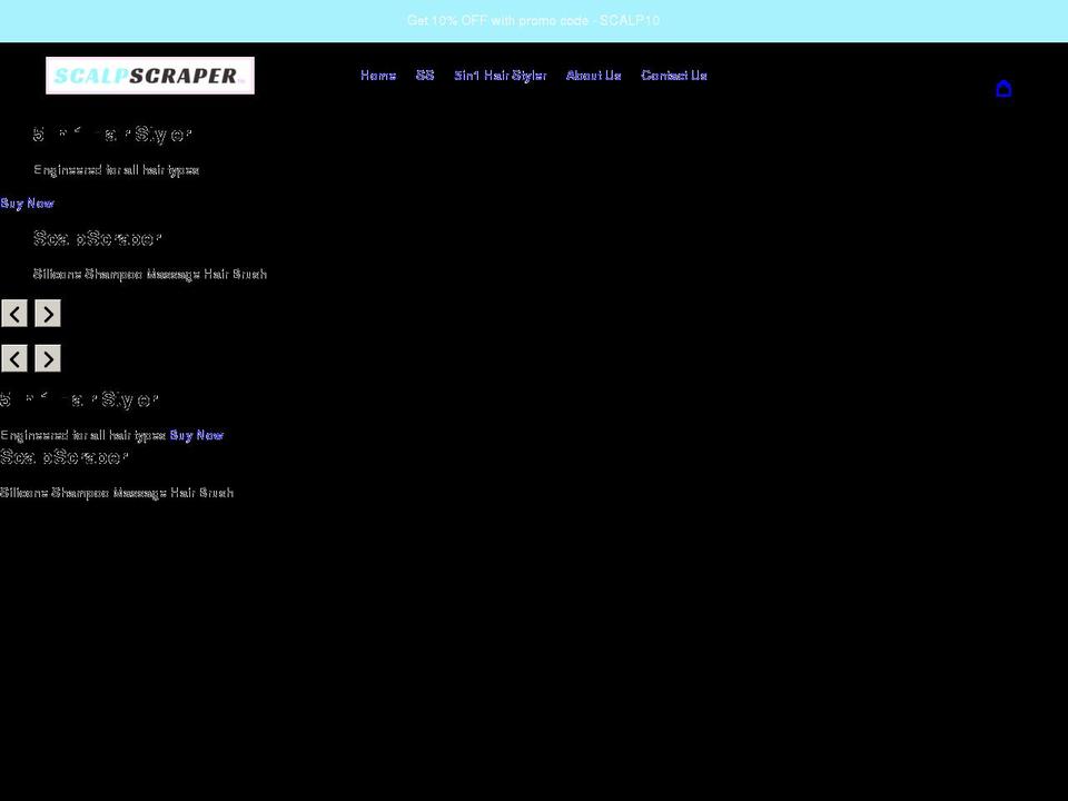 scalpscraper.com shopify website screenshot