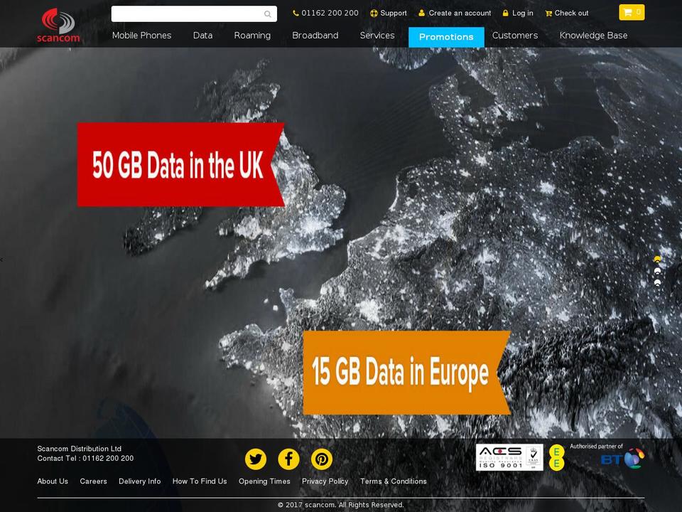 scancom.co.uk shopify website screenshot