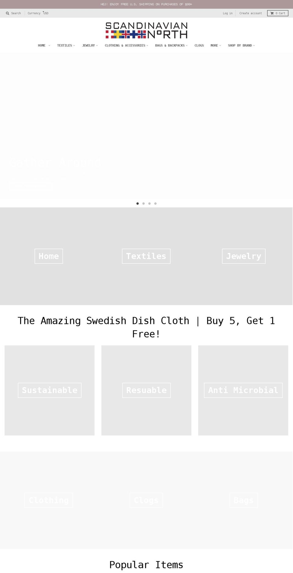 scandinaviannorth.com — Shopify storefront screenshot