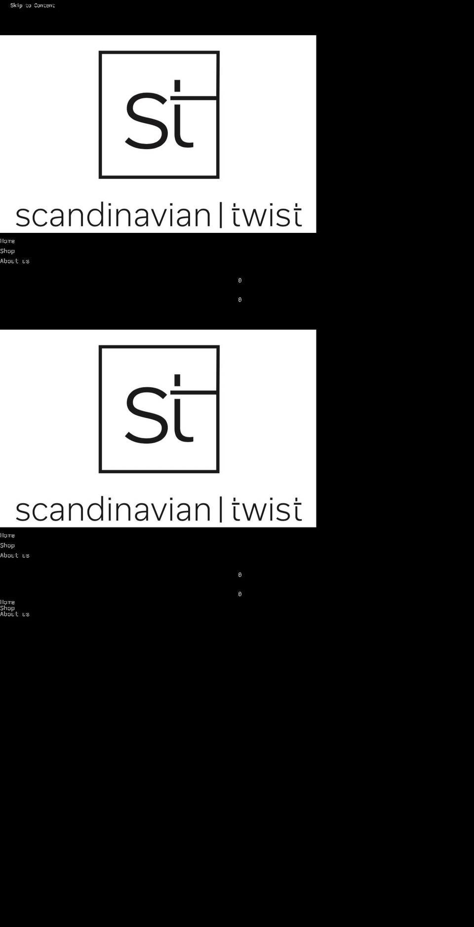 scandinaviantwist.com — Shopify storefront screenshot