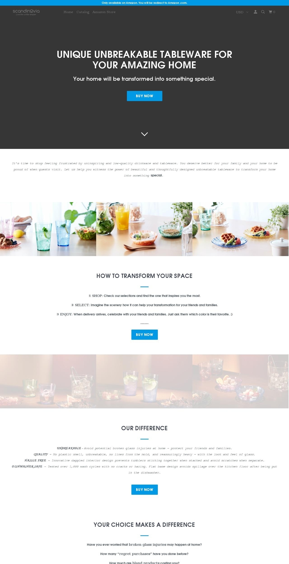 scandinovia.com shopify website screenshot