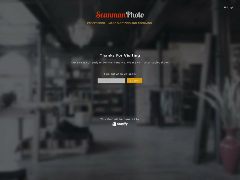 scanmanfoto.com — Shopify storefront screenshot