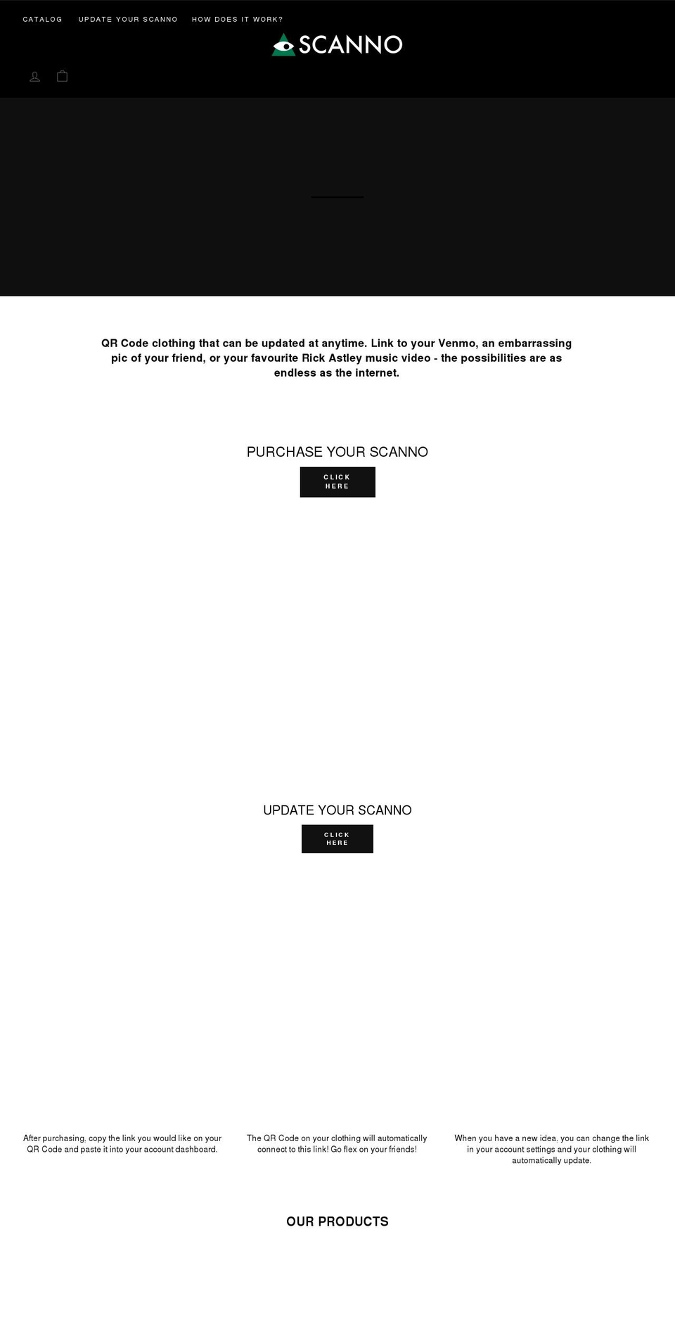 scanno.co shopify website screenshot