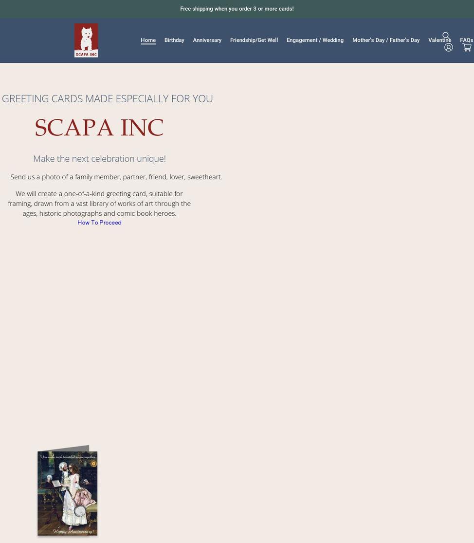 scapainc.com shopify website screenshot