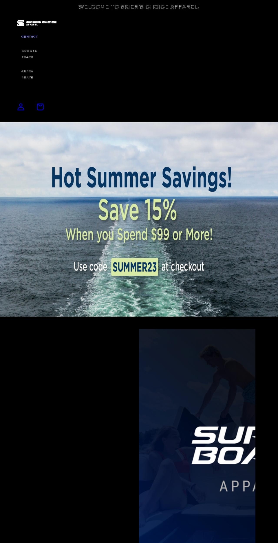 scapparel.com shopify website screenshot