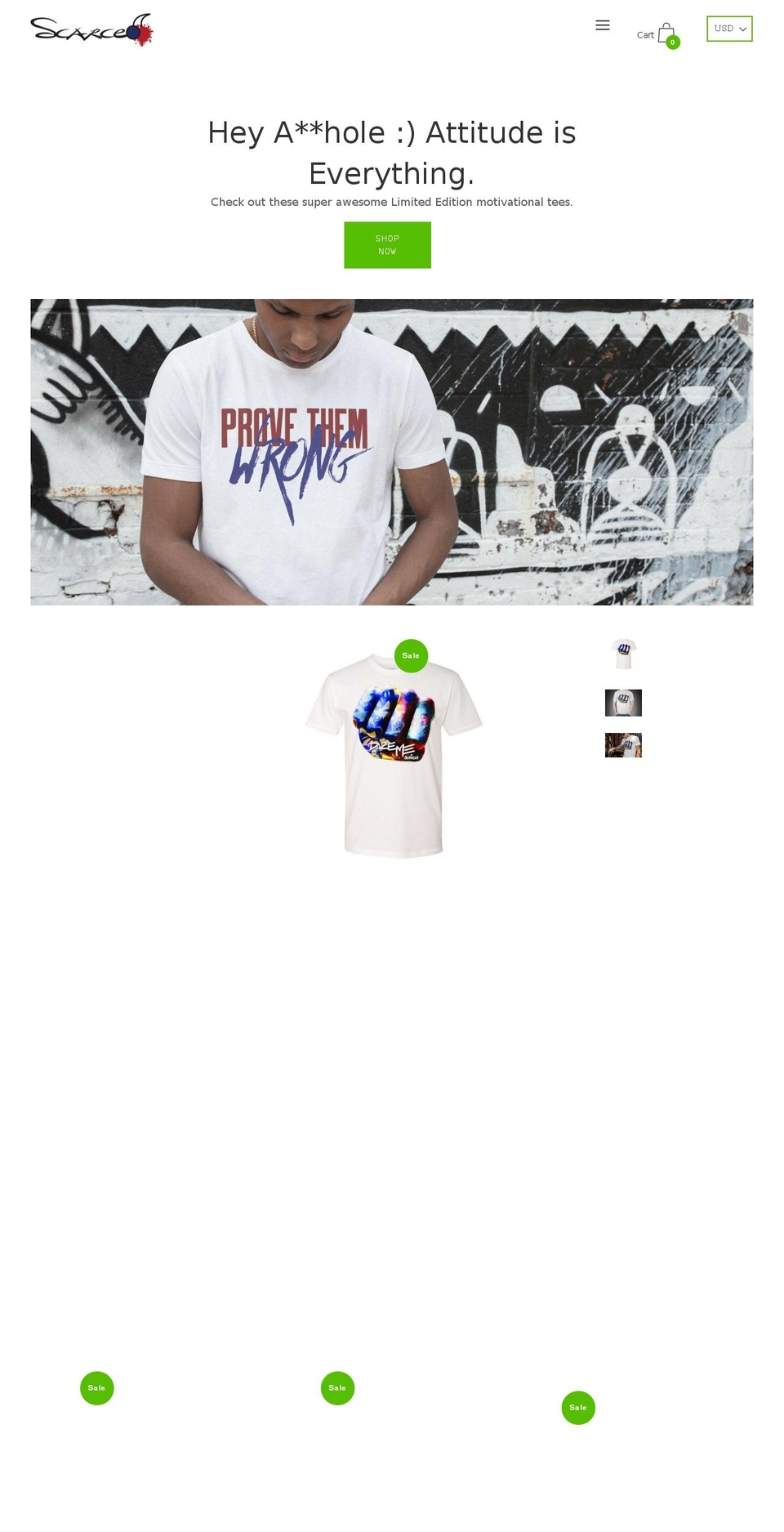 scarceclothing.com shopify website screenshot