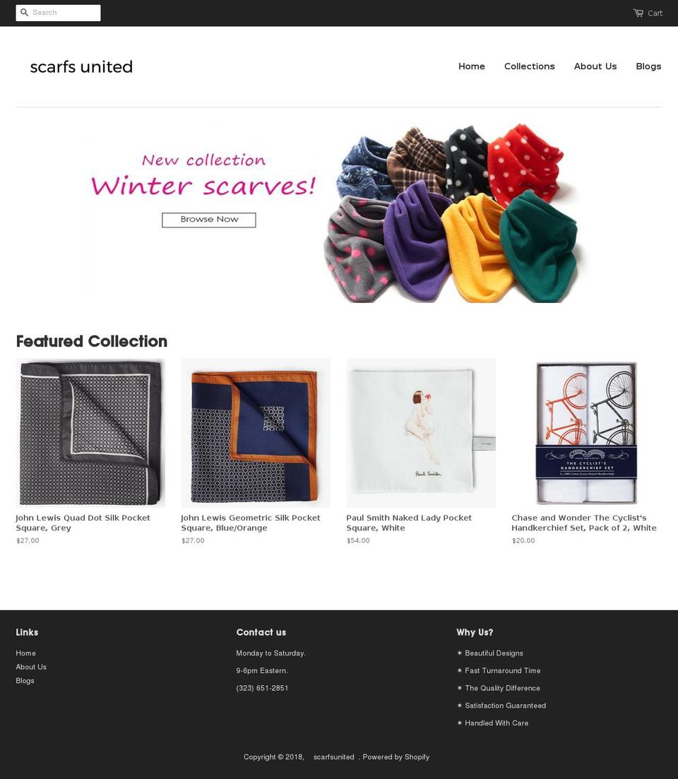 scarfbuzz.com — Shopify storefront screenshot