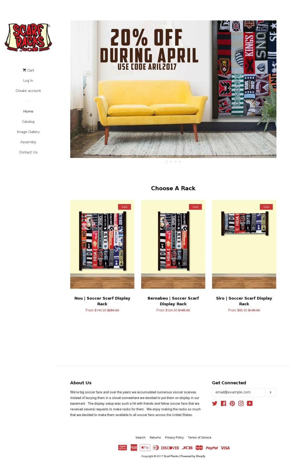 scarfracks.com shopify website screenshot