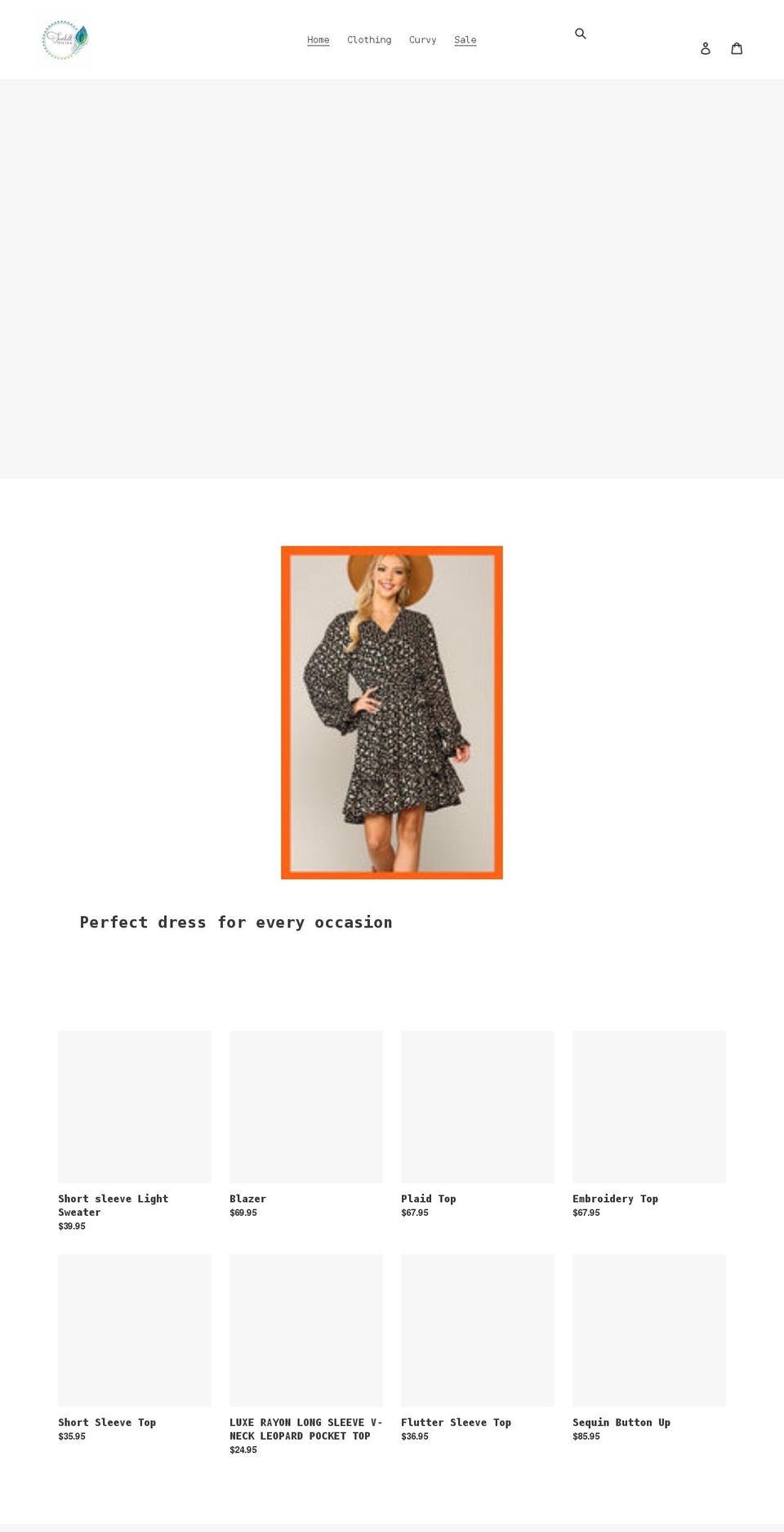 scarlettpeacock.com shopify website screenshot
