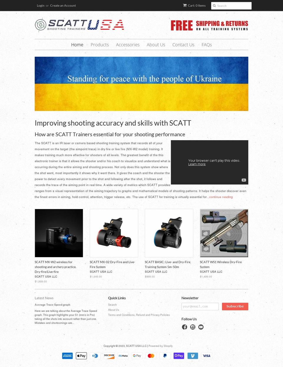 scatt-usa-llc.myshopify.com — Shopify storefront screenshot