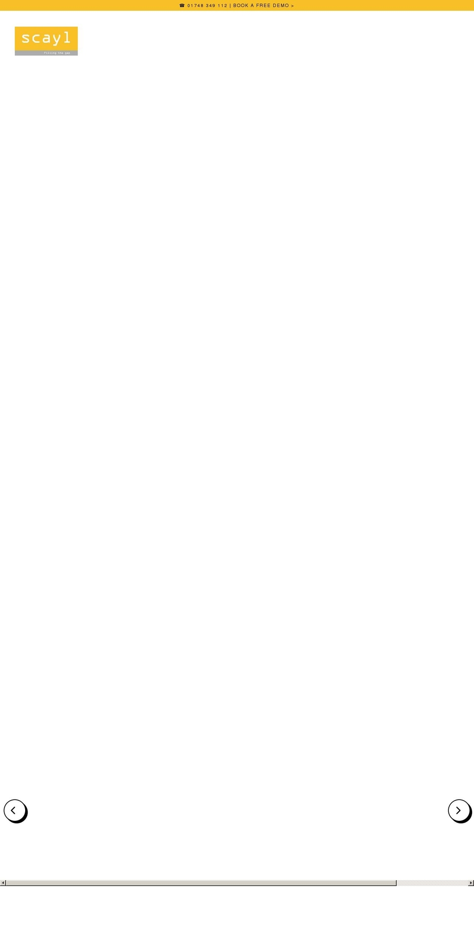 scayl.co.uk shopify website screenshot