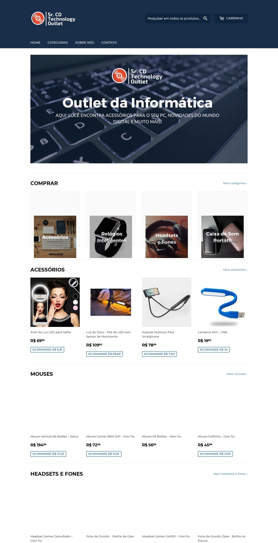 scdoutlet.com shopify website screenshot