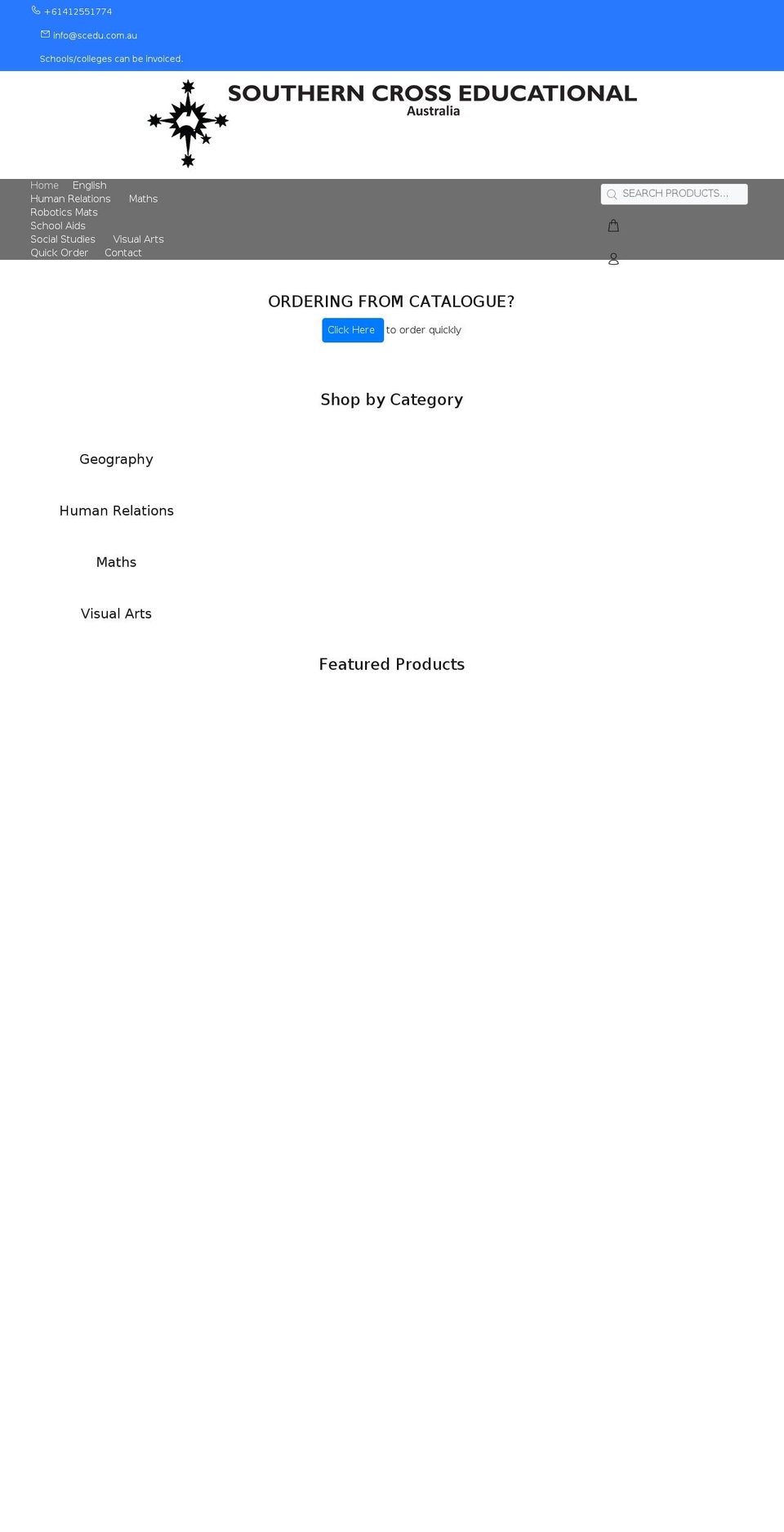 scedu.com.au shopify website screenshot