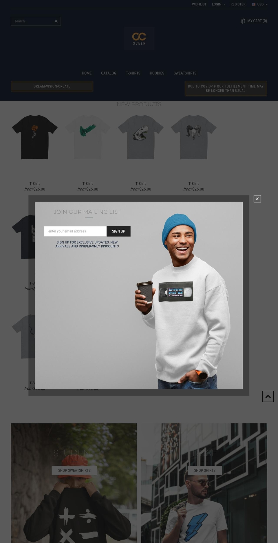 sceenculture.com shopify website screenshot