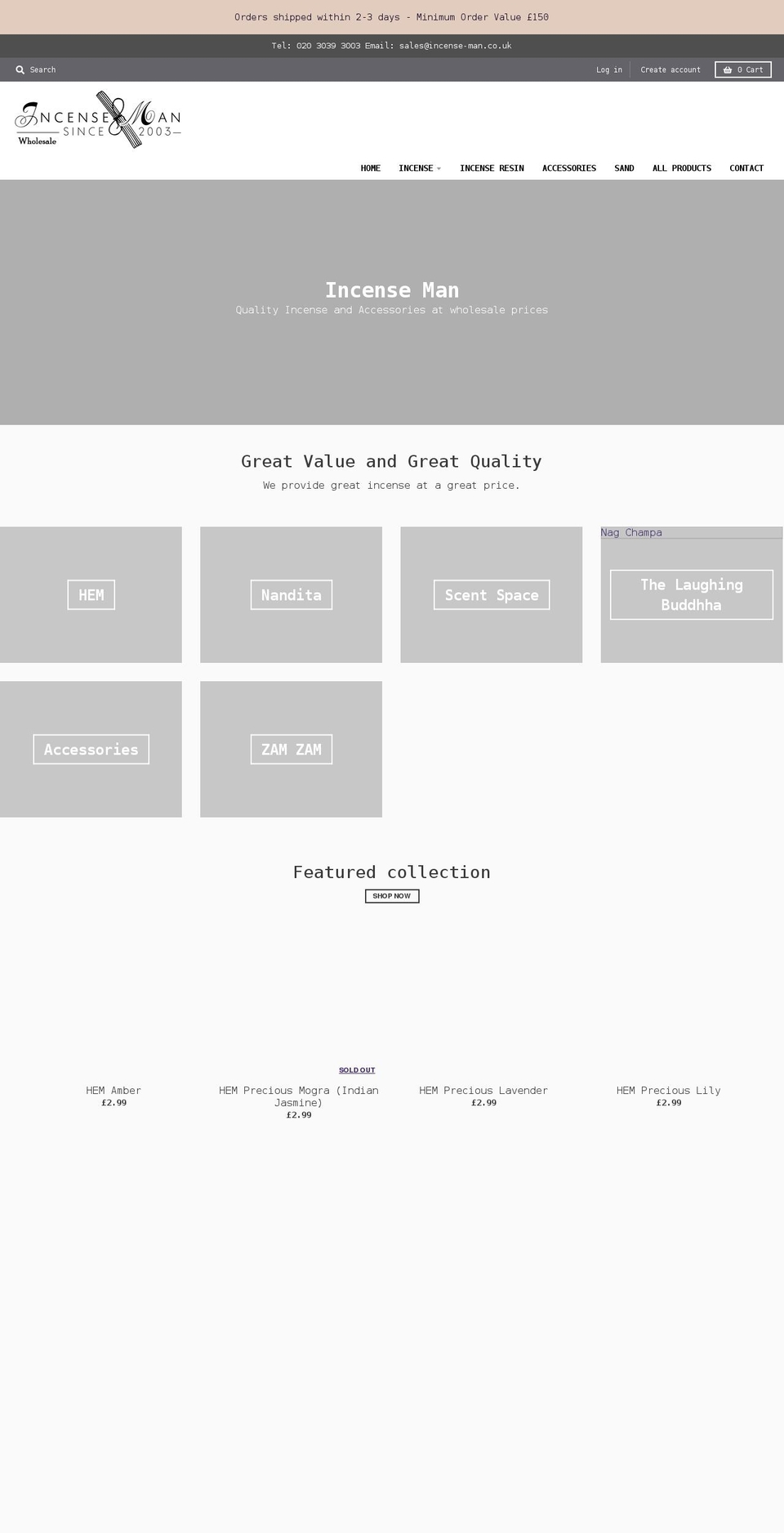 scent-space.com shopify website screenshot