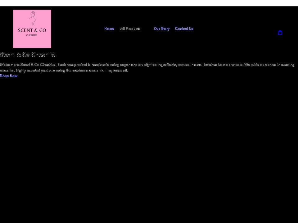 scentandcocheshire.com shopify website screenshot