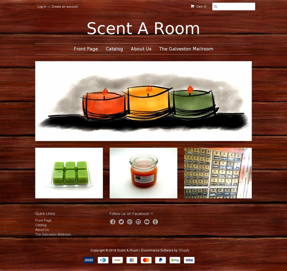 2021 Shopify theme site example scentaroom.net