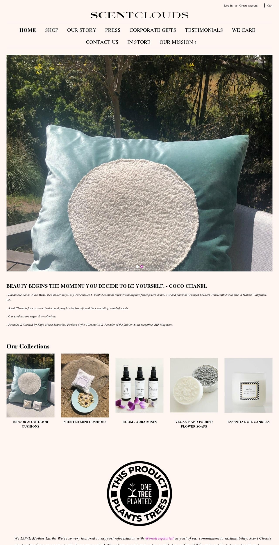 scentclouds.com — Shopify storefront screenshot