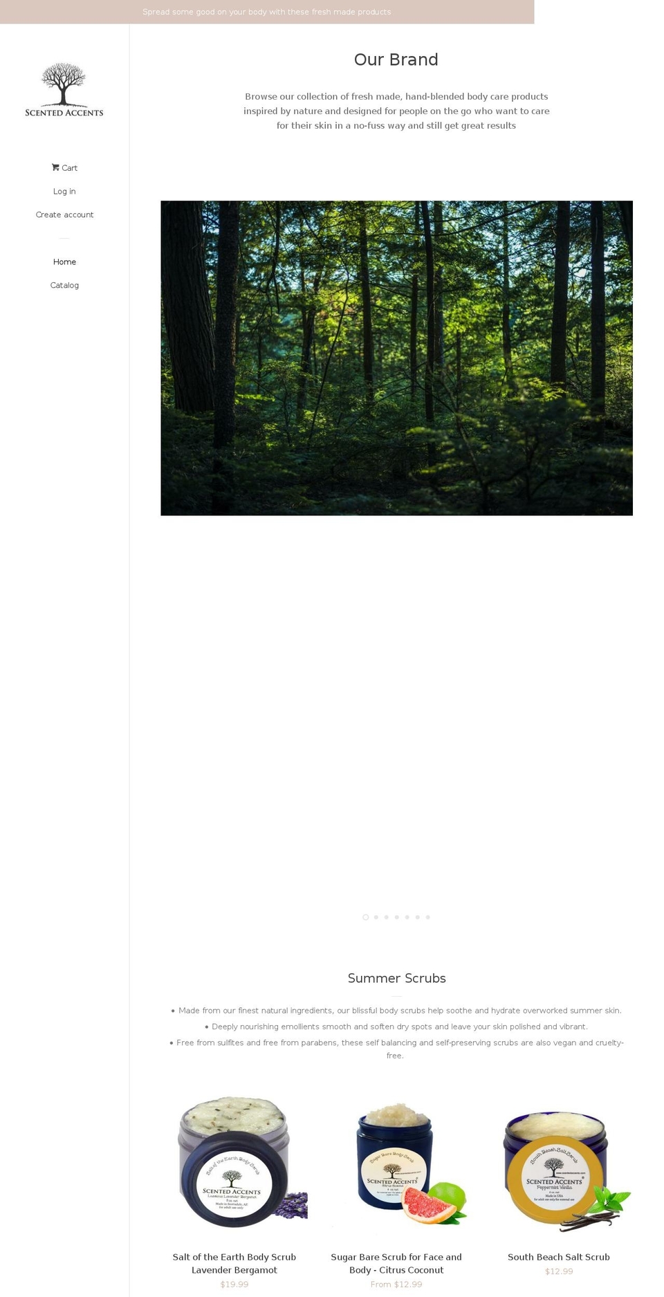 Pop New Shopify theme site example scentedaccents.com