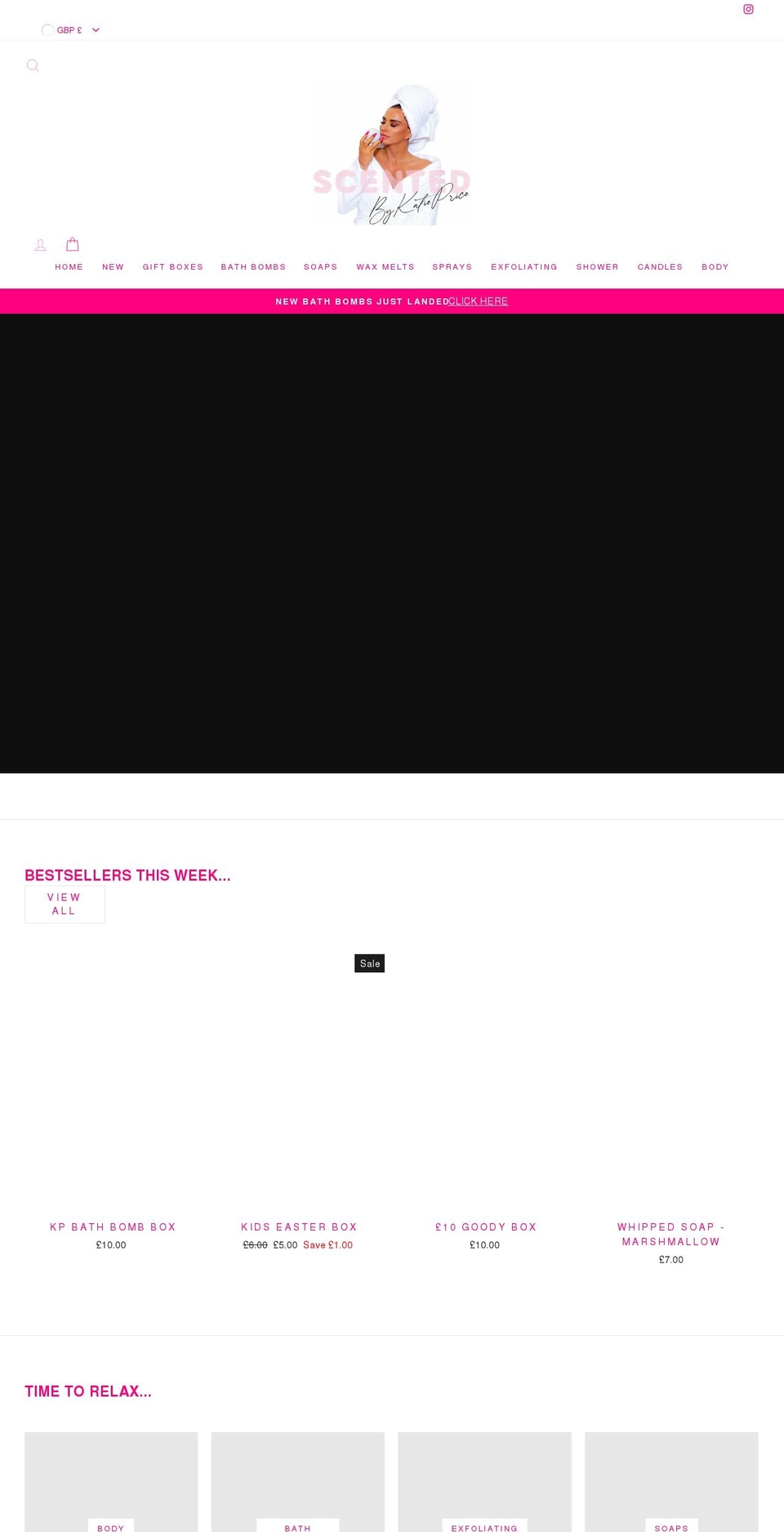 scentedbykatieprice.com shopify website screenshot