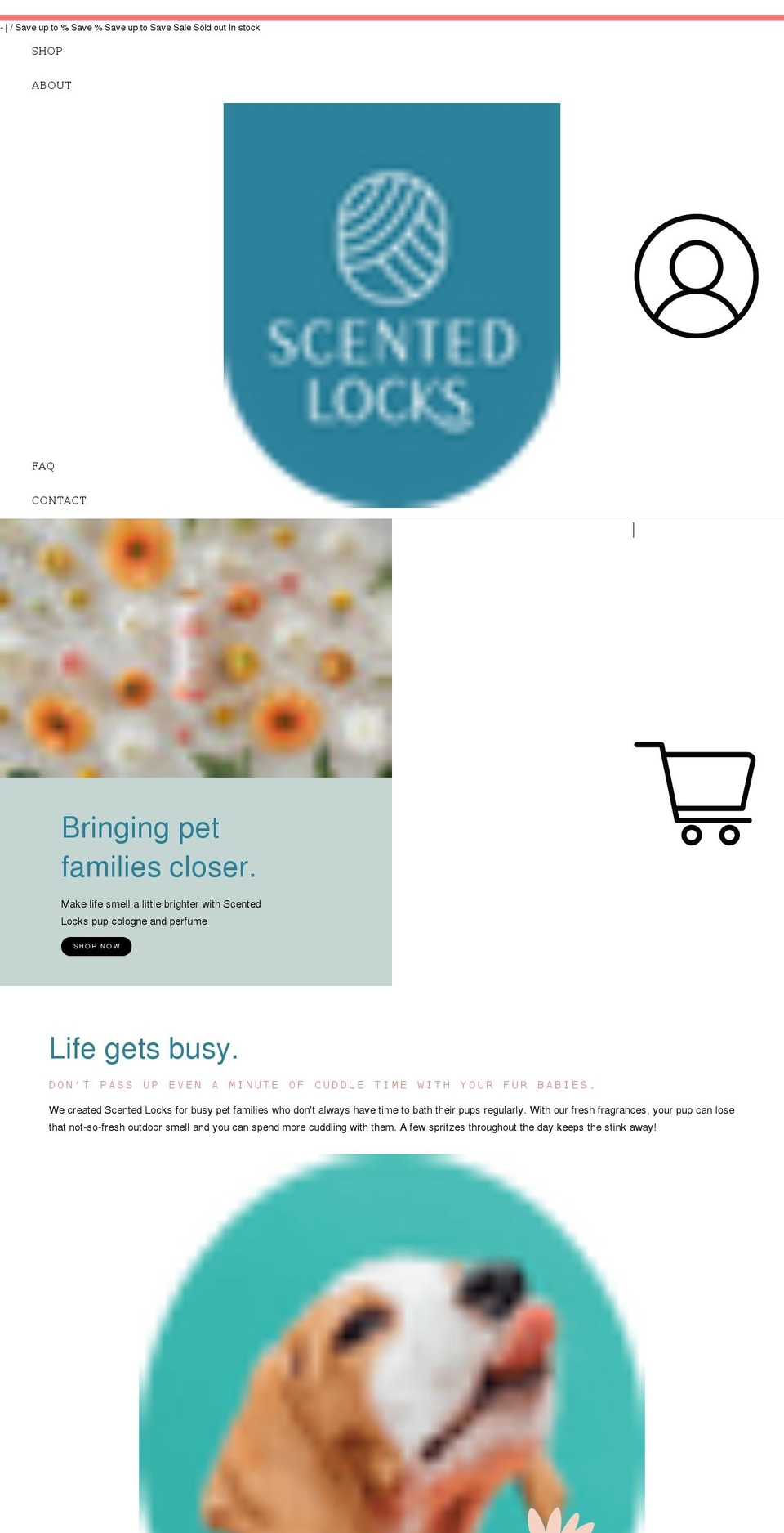 scentedlocks.com shopify website screenshot