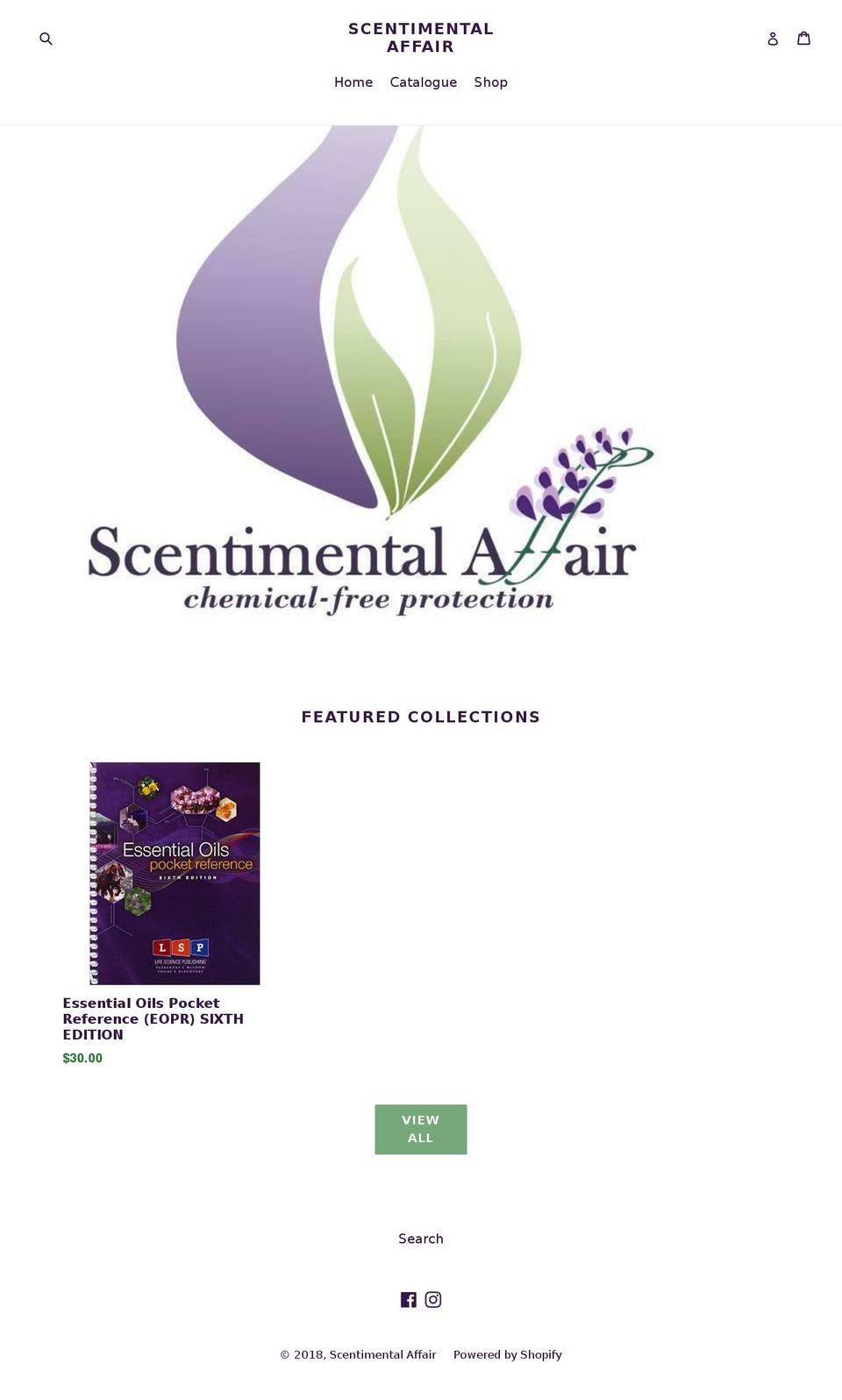 scentimentalaffair.com — Shopify storefront screenshot