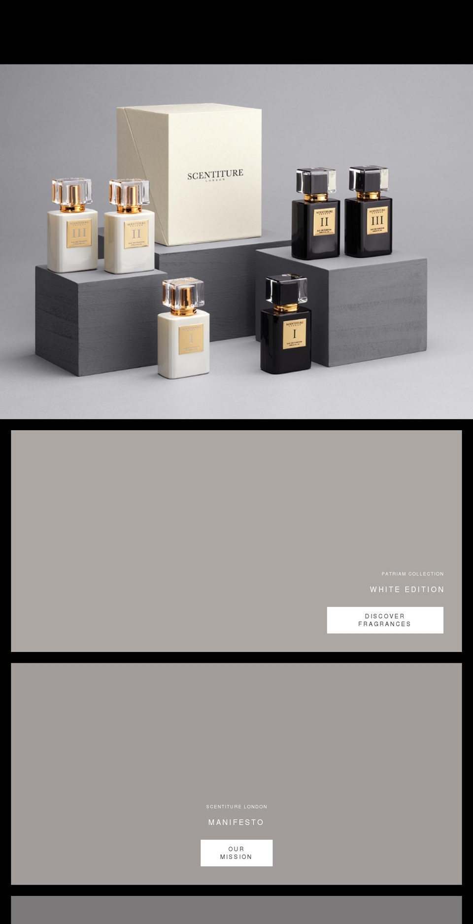 scentiture.com shopify website screenshot