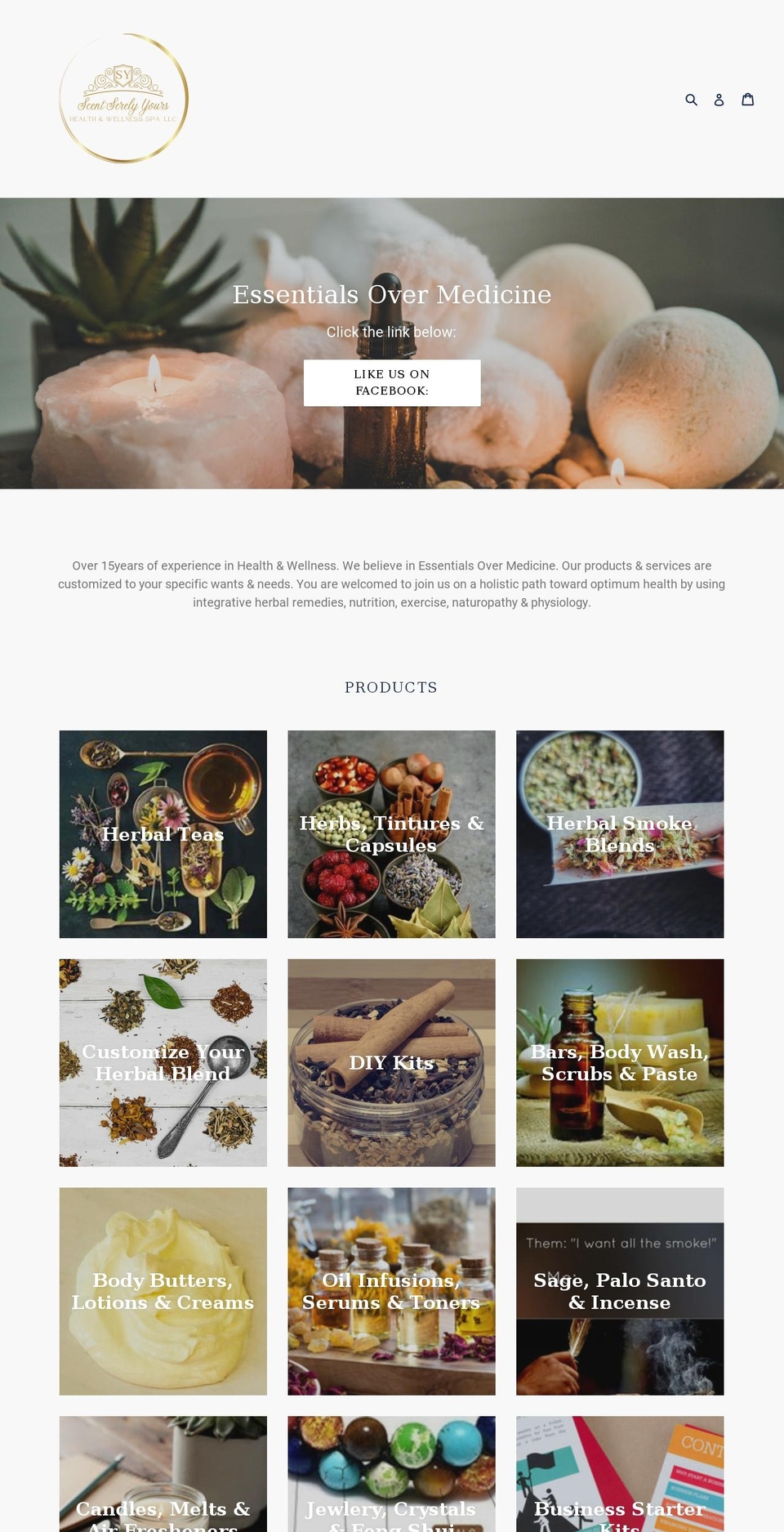 scentserely-yours.com shopify website screenshot