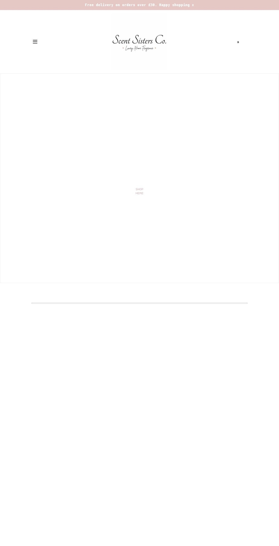 scentsisters.uk shopify website screenshot