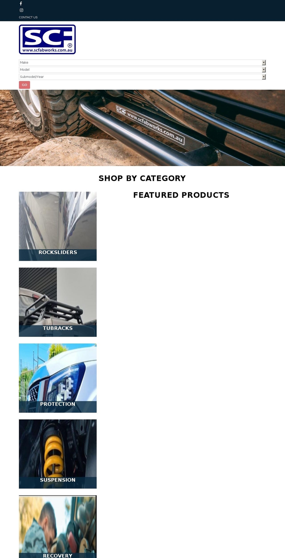 scfabworks.com.au shopify website screenshot
