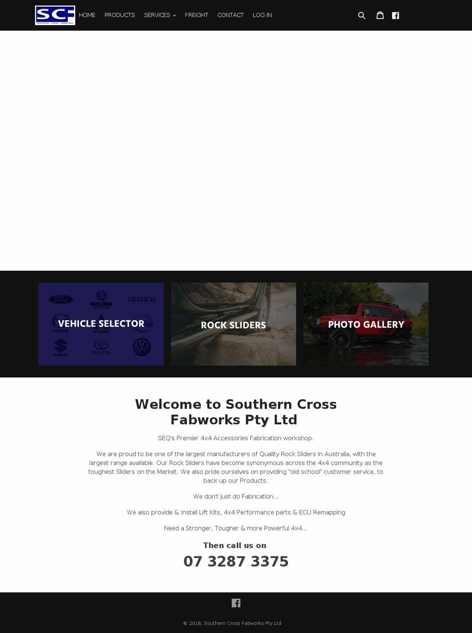 scfabworks.com — Shopify storefront screenshot