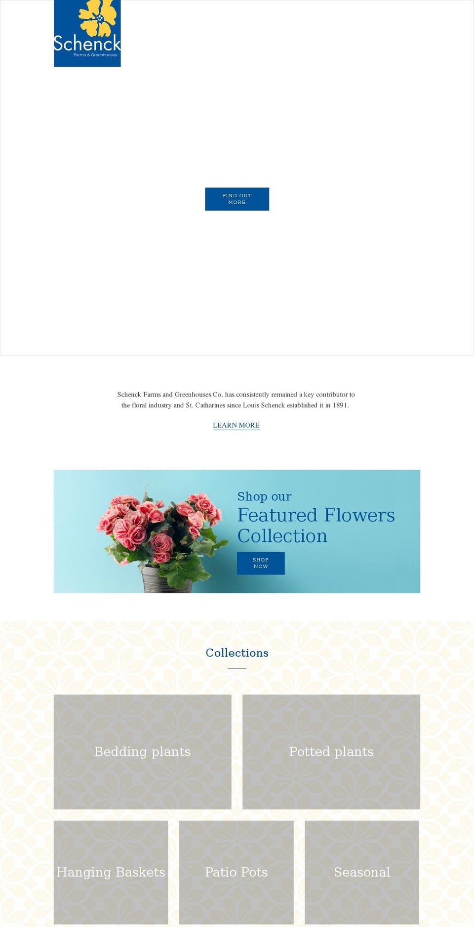 schenckfarms.com shopify website screenshot