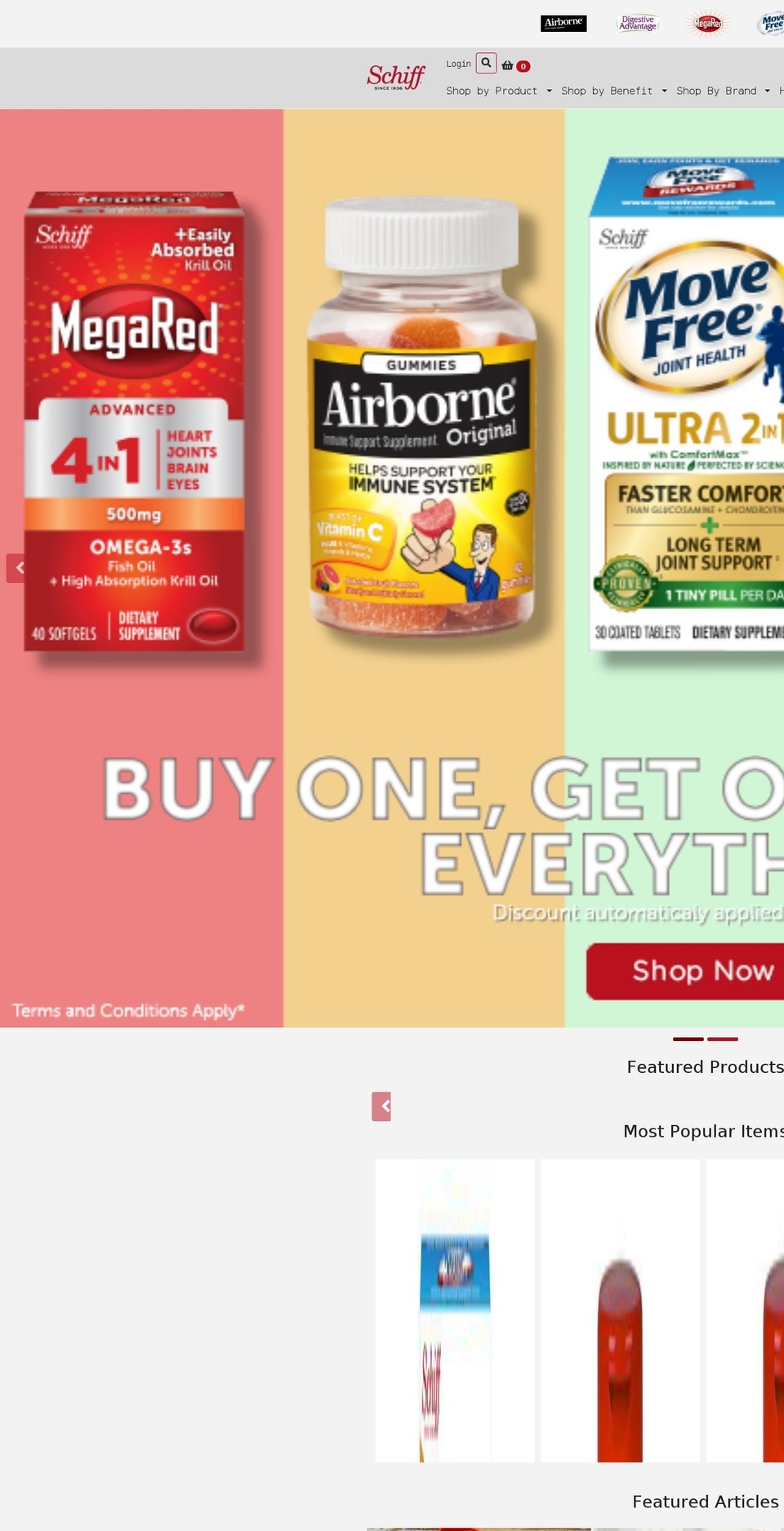 Schiff Vitamins - Updated 8\/3 Shopify theme site example schiffnutritiongroup.net