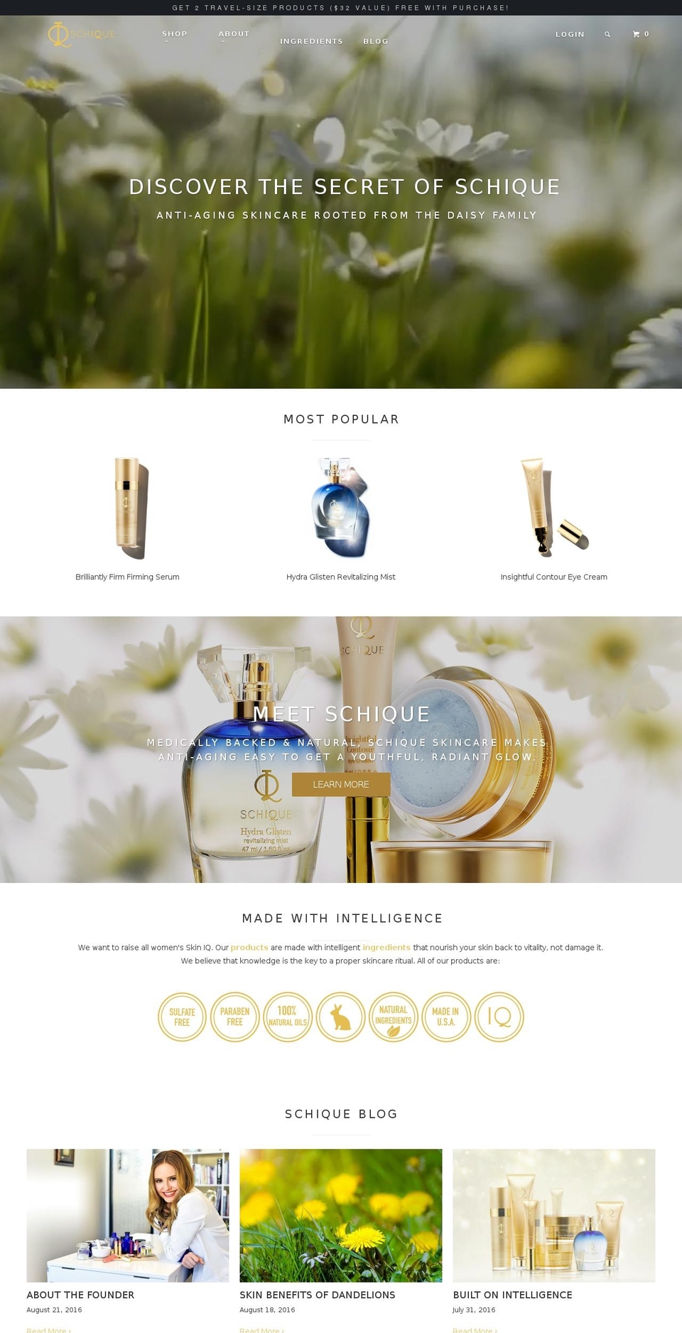 schique.com shopify website screenshot