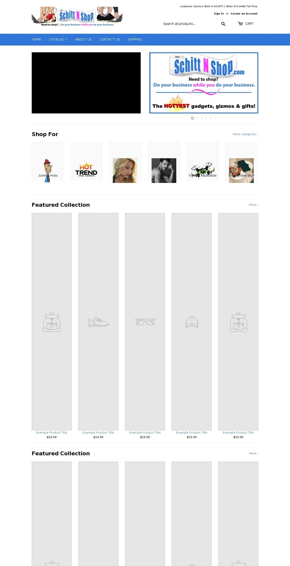 schittnshop.com — Shopify storefront screenshot