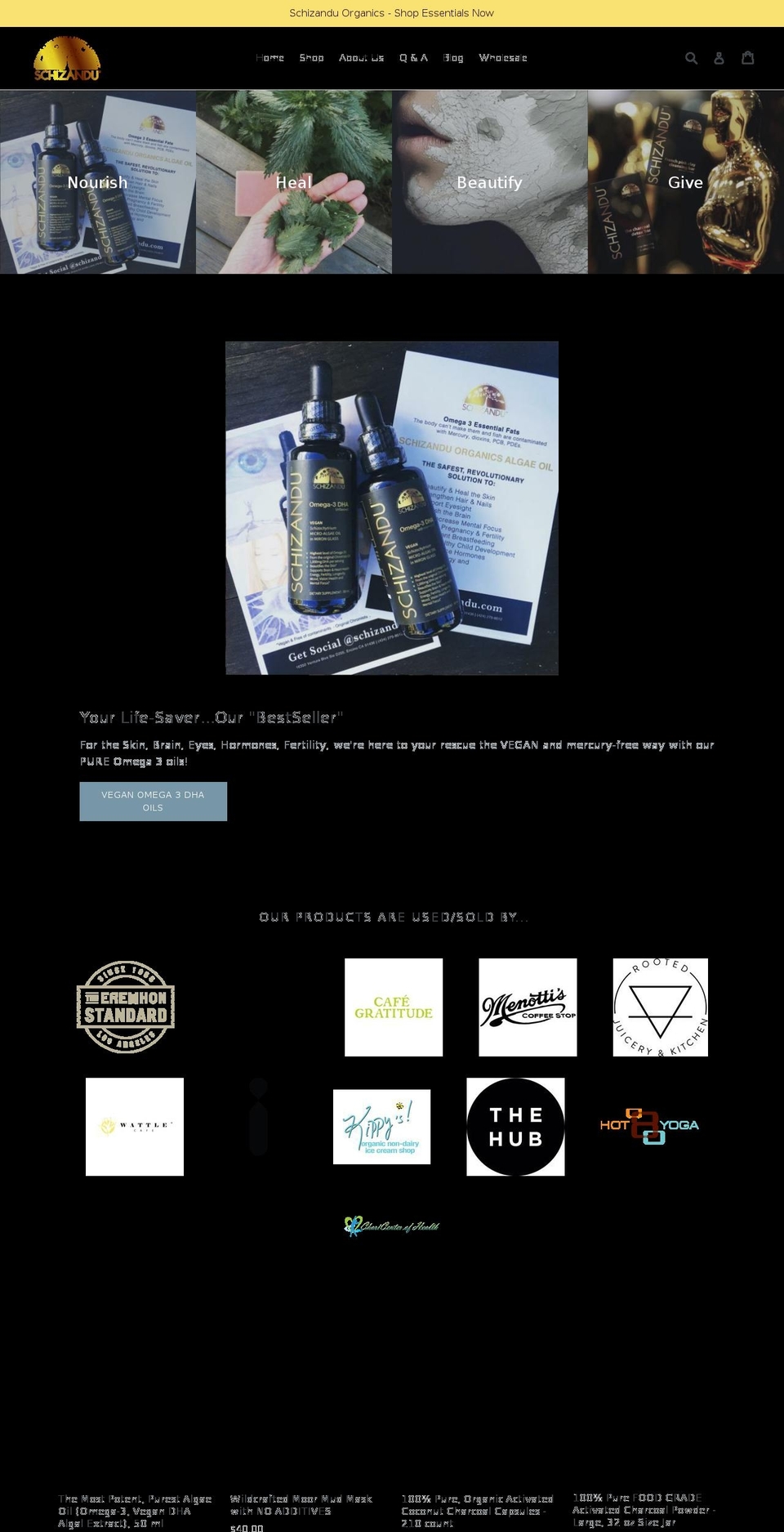 schizandu.com shopify website screenshot