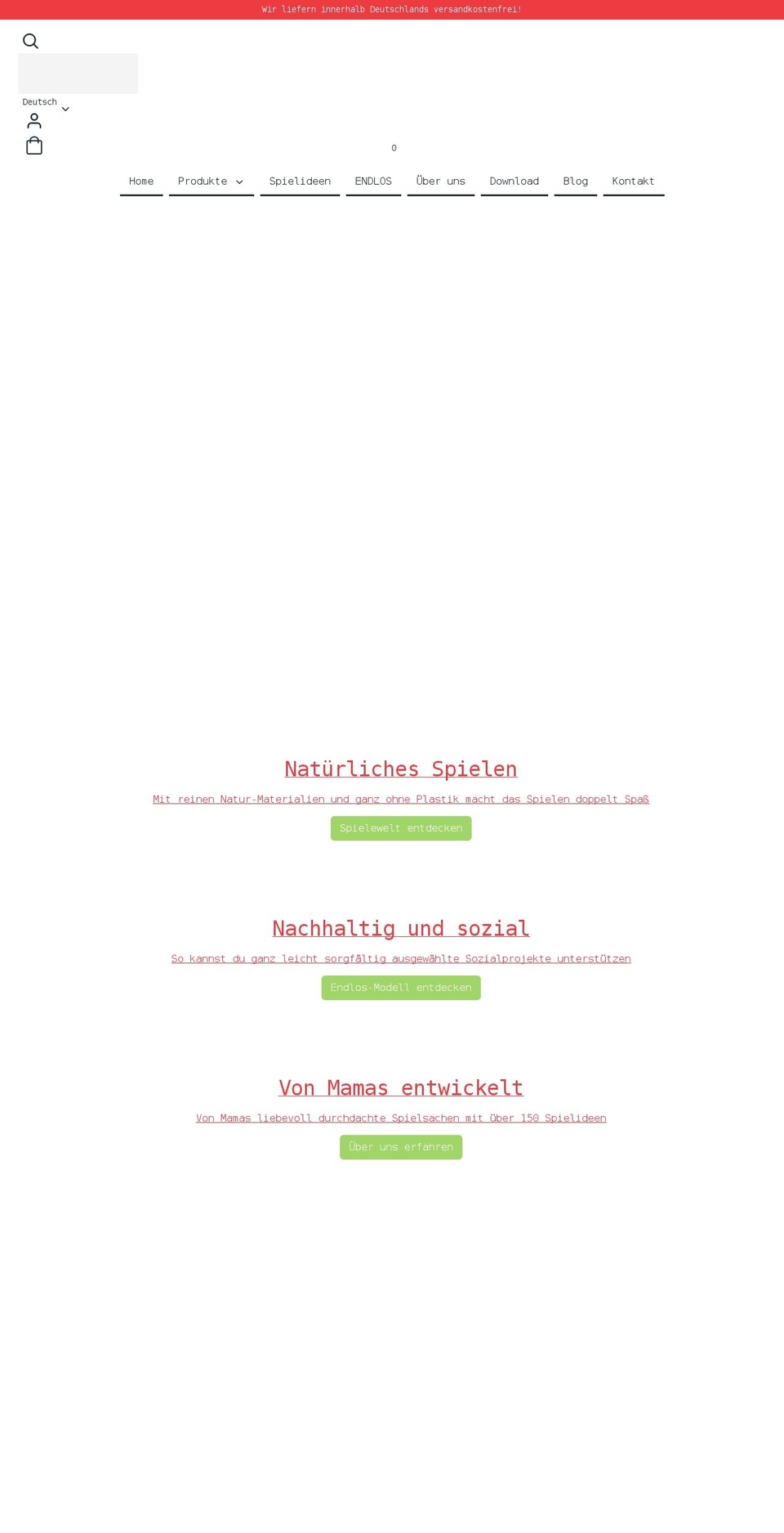 schmetterline.com shopify website screenshot