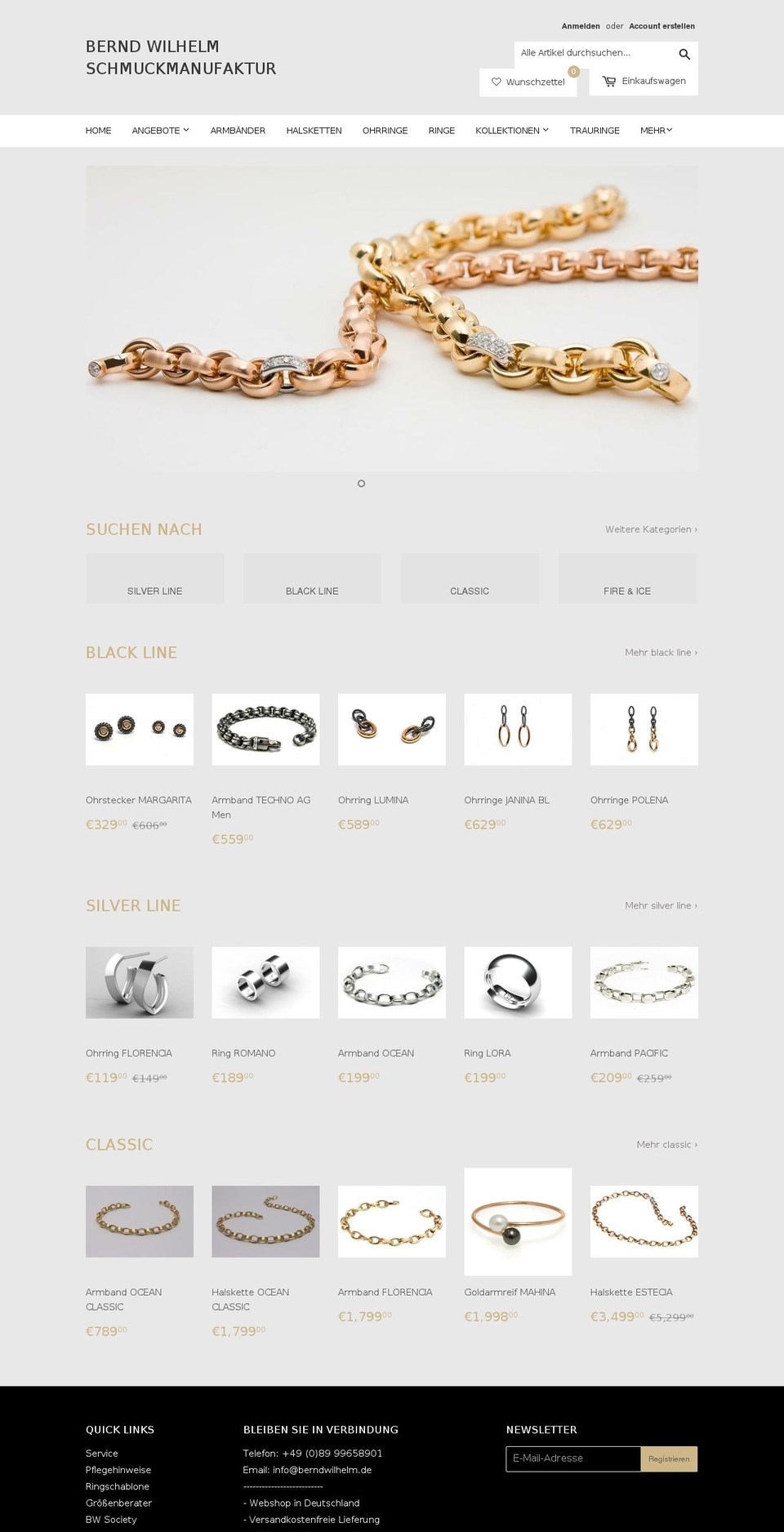 schmuck-mauritius.com shopify website screenshot