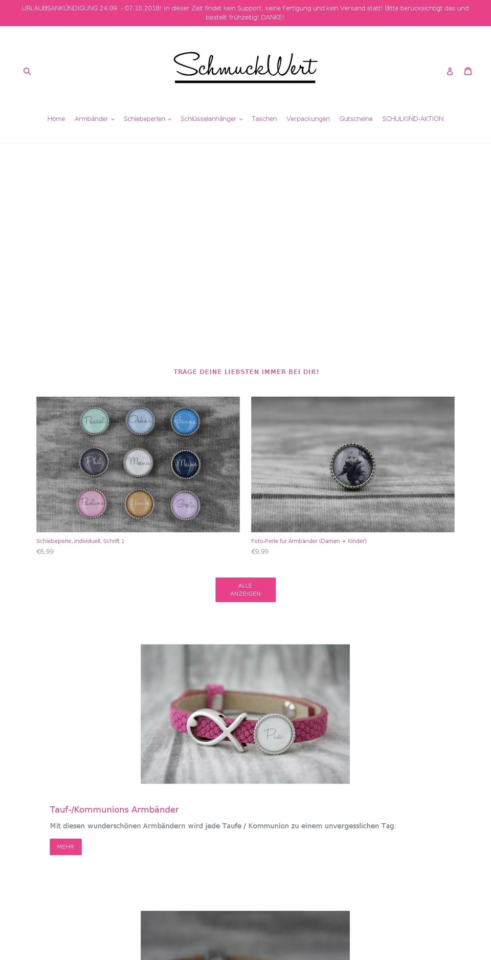 schmuckwert.com — Shopify storefront screenshot
